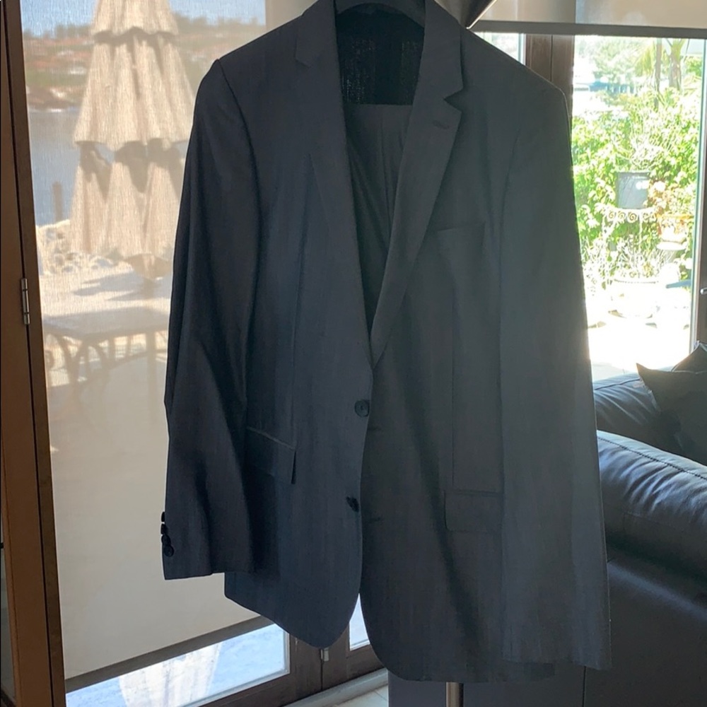 Hugo by Hugo Boss Shiny grey suit